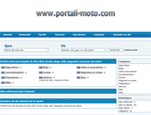Tablet Screenshot of annuaire.portail-moto.com